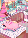 Clefairy Illustration - Pokemon Art Prints and Posters