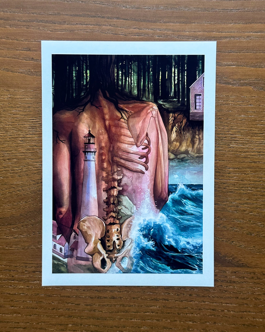"Threshold" - Original Art Print - 5x7 inches Art Print on Cardstock by Olivia Rombak