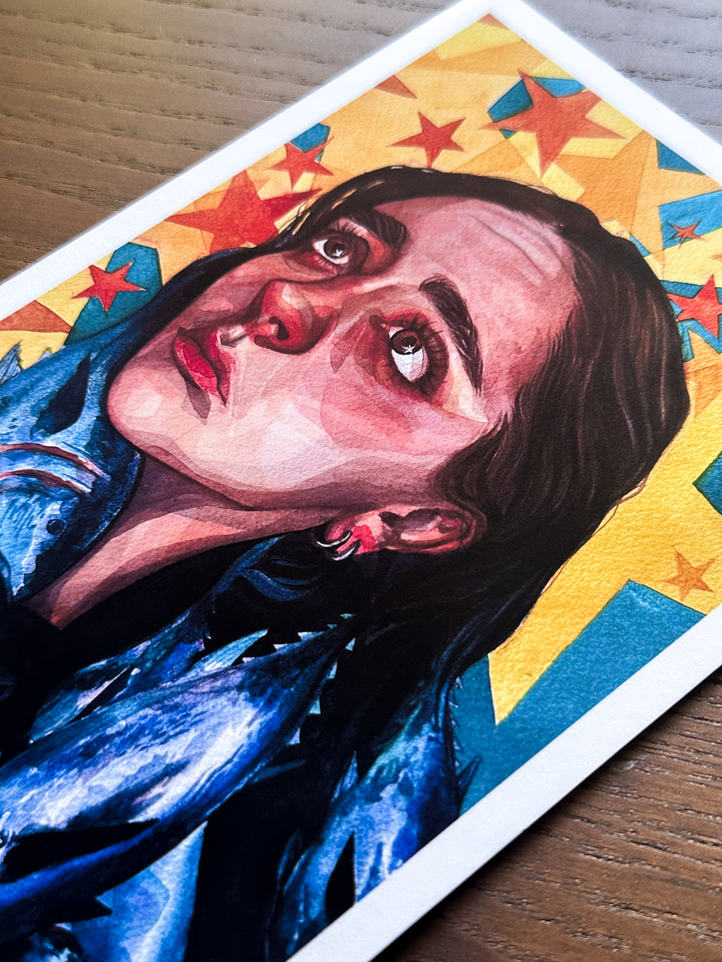 "The Star" - Original Art Print - 5x7 inches Art Print on Cardstock by Olivia Rombak