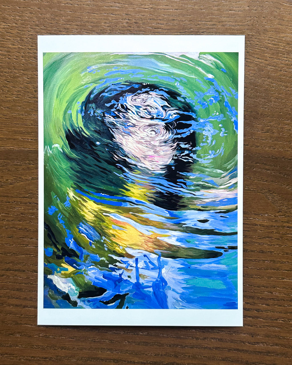 "Refracting" - Original Art Print - 5x7 inches Art Print on Cardstock by Olivia Rombak