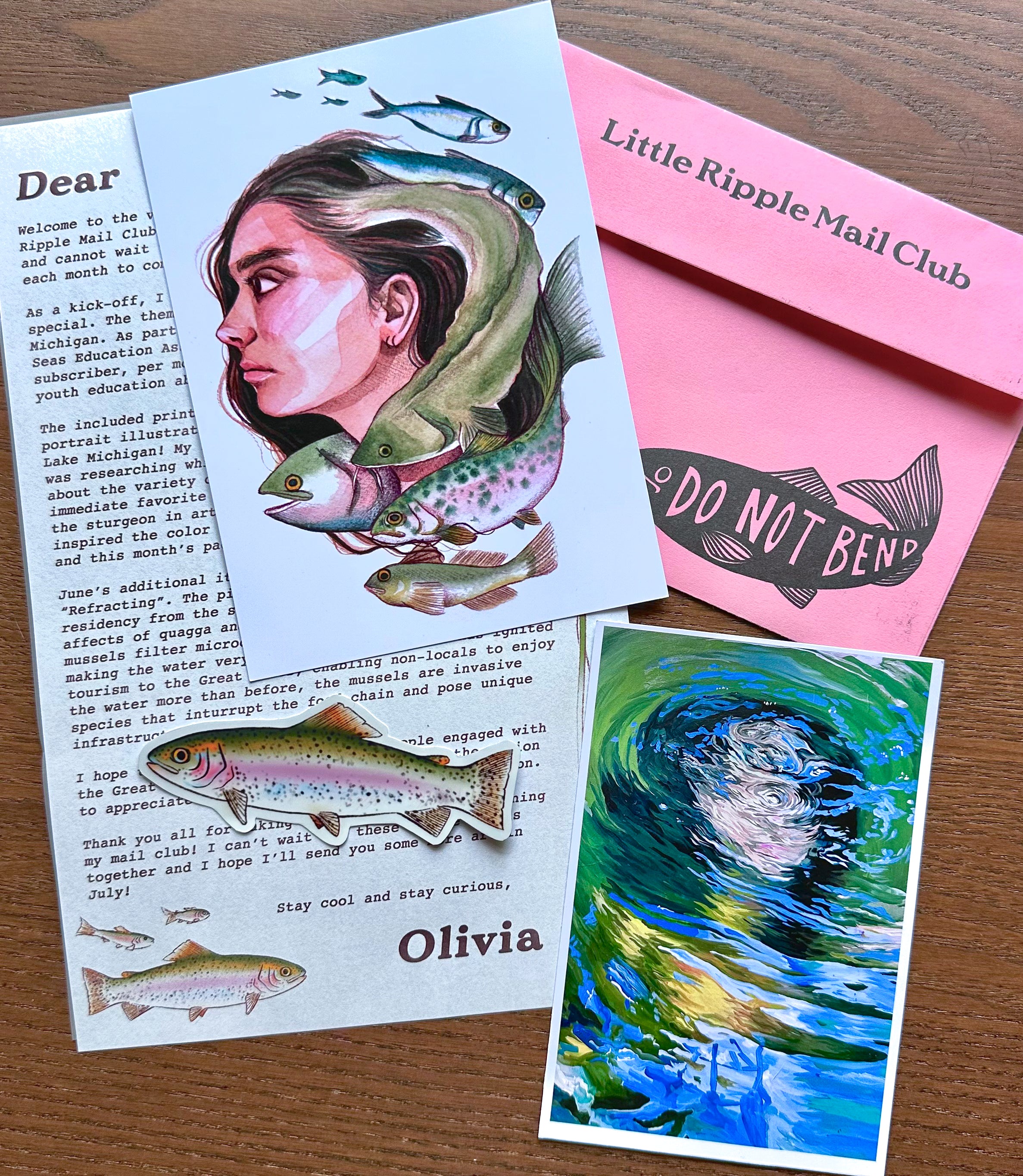 Monthly Print Club - Little Ripple Mail Club - 5x7 Prints and Stickers Delivered to your Doorstep