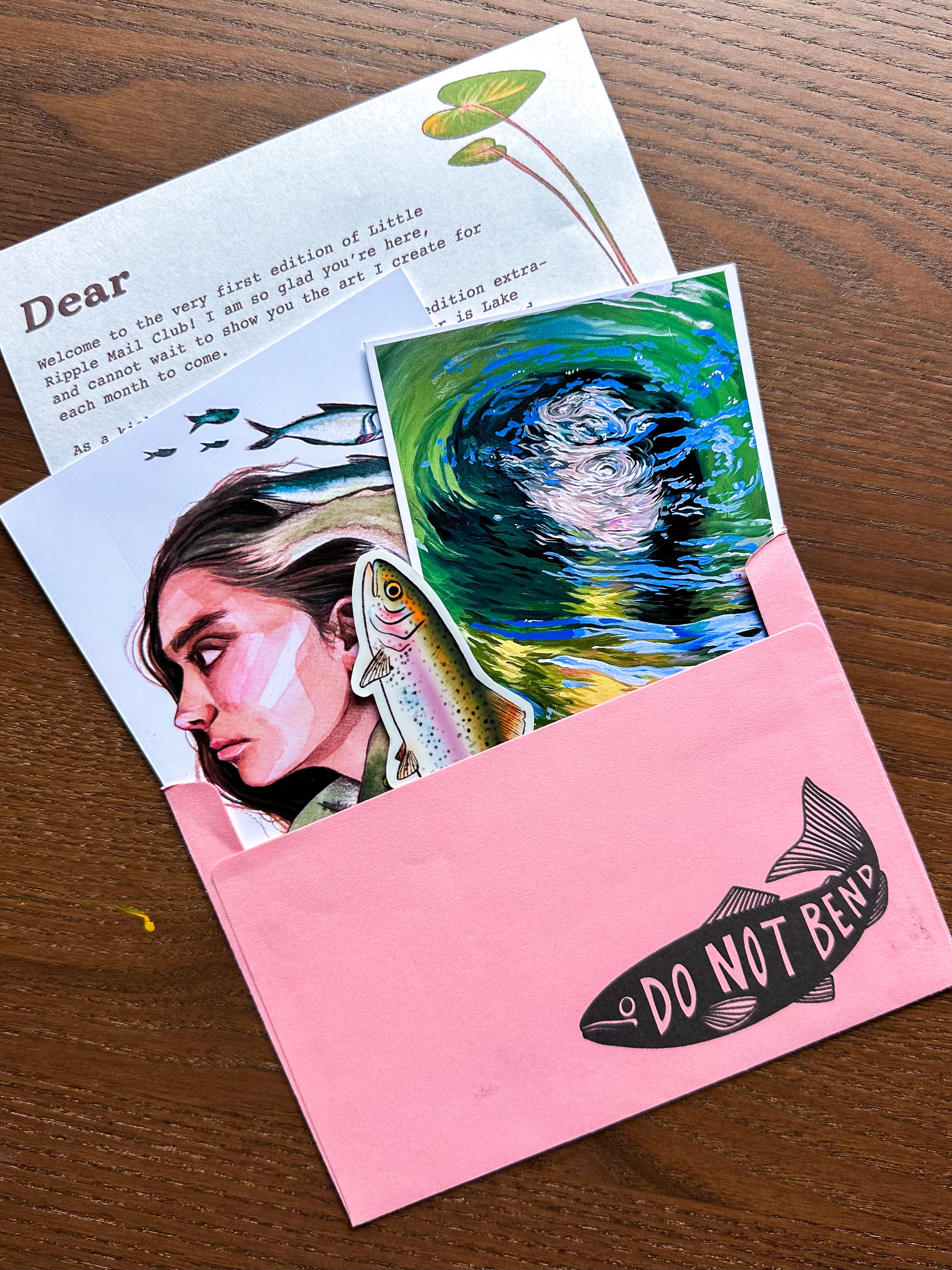 Monthly Print Club - Little Ripple Mail Club - 5x7 Prints and Stickers Delivered to your Doorstep
