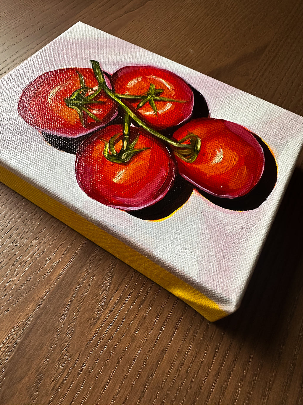 "Tomatoes" Original Oil Painting, 5x7 inches