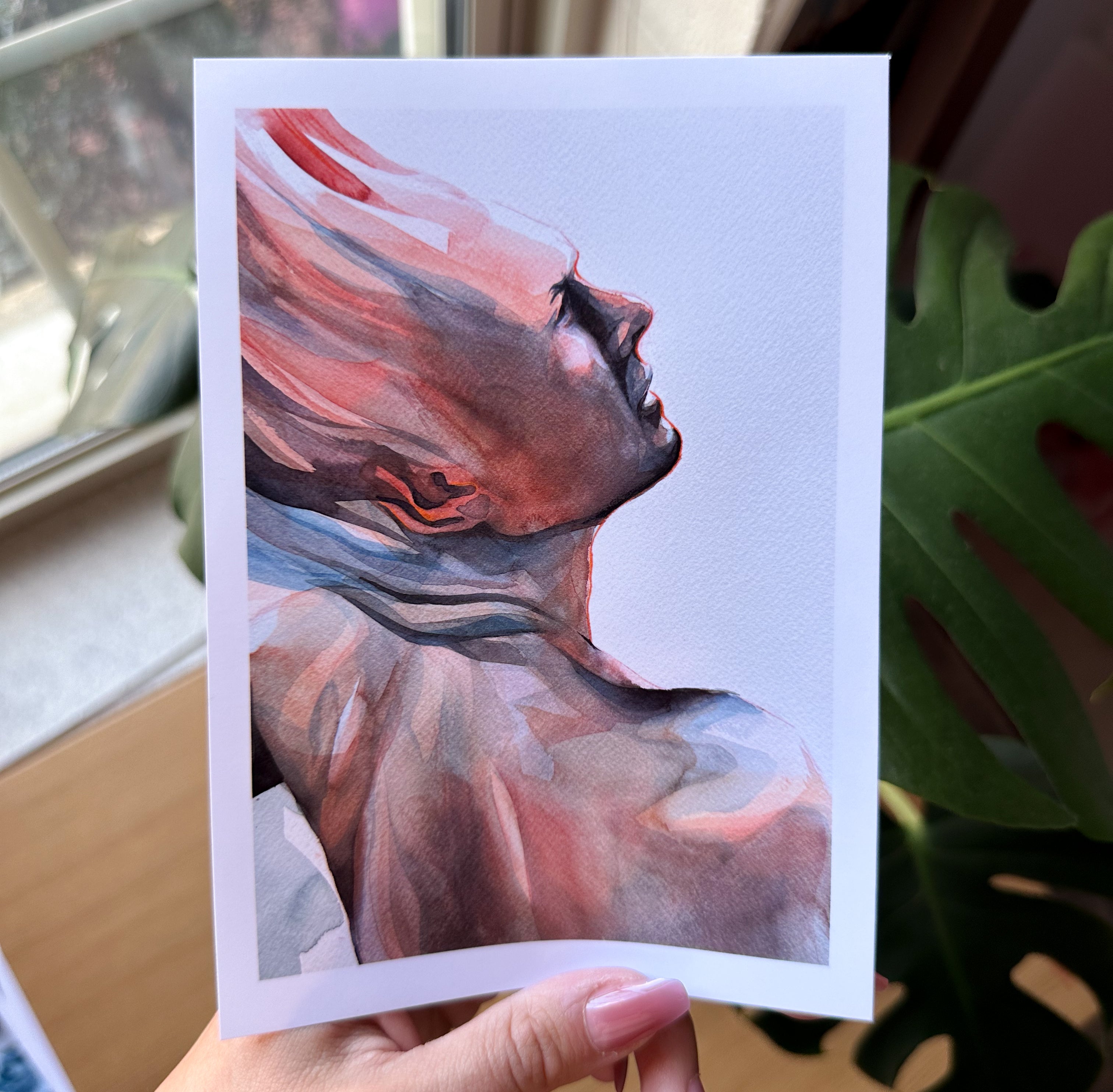 "Ascent" - Original Art Print - 5x7 inches Art Print on Cardstock by Olivia Rombak