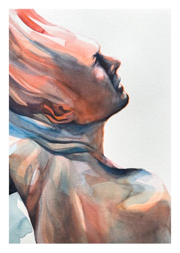 "Ascent" - Original Art Print - 5x7 inches Art Print on Cardstock by Olivia Rombak